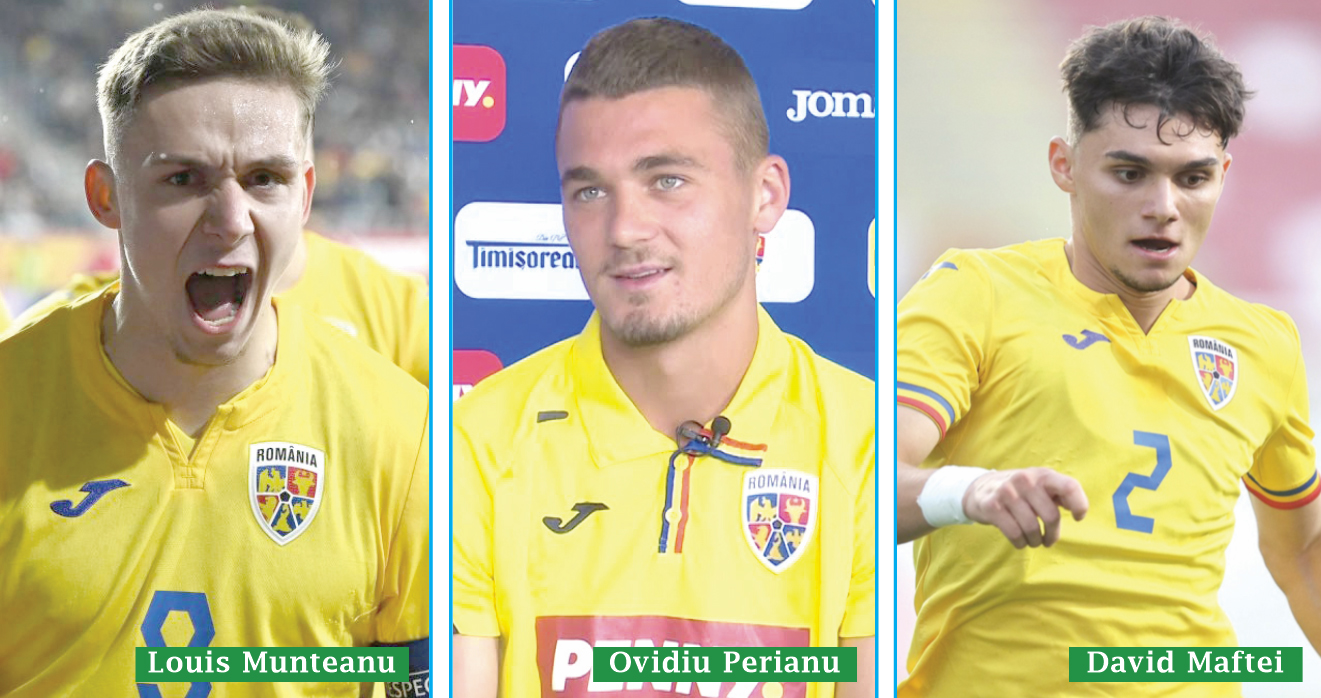 Munteanu, Perianu și Maftei chemați la selecționatele U21 și U20 Munteanu, Perianu și Maftei chemați la selecționatele U21 și U20